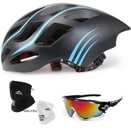 Mengen88 Mountain Bike Helmet, Comfortable Lightweight Cycling Mountain & Road Bicycle Helmets, Adjustable 57-62Cm/19 Vents, Impact Resistant Cycling Helmet,B