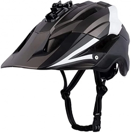 SCDJK Mountain Bike Helmet Mens Bike Helmet With Led And Bluetooth, Smart Helmet Cycling, Mtb Mountain Bike Cycling Road Helmet, Integrated, Rechargeable For Adults Men / Women