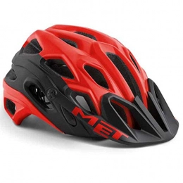 Met-Rx Clothing MET Bicycle Helmet Cycling Mountain Bike MTB Wolf Red Red Size M 54 / 58cm