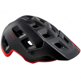 Met-Rx Mountain Bike Helmet MET Terranova MIPS MTB Bicycle Safety Helmet - Black Red - Medium 56 / 58cm