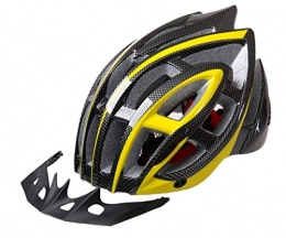 MFFACAI Men's/Women's Adults Bike Helmet 28 Vents Impact Resistant EPS, Light Weight, PC Road Cycling/Cycling/Bike/Mountain Bike/MTB - Suitable for 57-62cm Head Circumference, black yellow