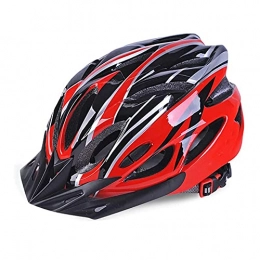 MGIZLJJ Mountain Bike Helmet MGIZLJJ Lightweight Cycle Helmet CE Certified, Adult Bicycle Helmet, Adjustable Mountain & Road Bike Helmets for Mens Womens with Detachable Visor MTB Mountain Road Bike Helmet A