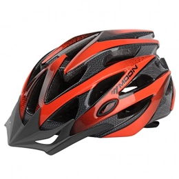 MOON Clothing MOON Bike Helmet for Adult Road Cycling Helmet Mountain Bike Helmets Bicycle Helmets for Men and Women, Lightweight 25 Vents Removable Visor