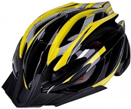 Xtrxtrdsf Mountain Bike Helmet Mountain bike bicycle riding helmet men and women helmet riding breathable comfortable helmet removable brim Effective xtrxtrdsf (Color : Yellow)