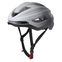 FOLOSAFENAR Mountain Bike Helmet Mountain Bike Helmet, Bike Helmet Widened Integrated Enlarged for Outdoor Riding (Gradual White Gray Black)