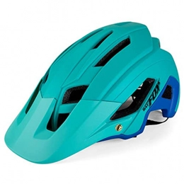 AFSDF Mountain Bike Helmet Mountain Bike Helmet Cycling Bicycle Helmet Sports Safety Protective Helmet Lightweight Breathable Helmet for Adult, Green
