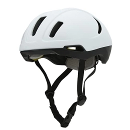 Mountain Cycling Helmet, Bike Helmet Integrated Molding PC Shell Comfortable for Scooter Riding(Matte White)