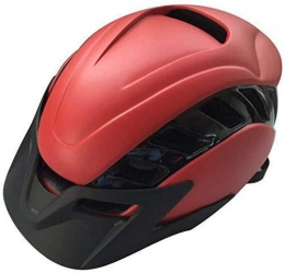Xtrxtrdsf Clothing Mountain Helmet Bicycle Riding Helmet Road Bike Equipment Integrated Molding Men And Women Effective xtrxtrdsf (Color : Red)