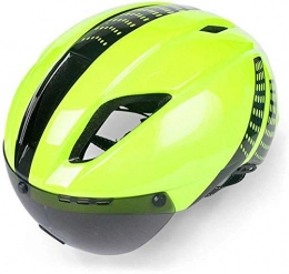 Xtrxtrdsf Clothing Mountain Road Bike Bicycle Adult Sports Men And Women Breathable Riding Helmet Integrated Molding With Goggles Helmet Effective xtrxtrdsf (Color : Green)