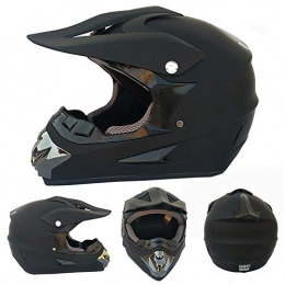 MTTK Clothing MTTK Full face downhill helmet with goggles mask gloves net pocket mountain bike motorbike off-road racing helmet for men and women, E, XL
