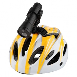 N \ A Clothing N  A Helmet Action DV Video Cam, Mini Camera Full HD 720p Mountain Bike, Motorcycle Helmet Sports Action Camera Video DV, Built-in 8 LED Lights with Flashlight, Long-lasting Battery Life