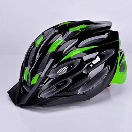 No-branded Clothing no-branded Motorcycle Accessories Bicycle Helmet Mountain Bike Riding Helmet Size Adjustable Road Safety Insect-proof Breathable LKYHYQ (Color : Green)
