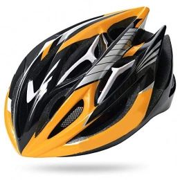 No-branded Clothing No-branded Motorcycle Accessories Keel Mountain Bike Helmet Integrated Molding Helmet Riding Helmet Skating Helmet Men and Women LKYHYQ (Color : Yellow)