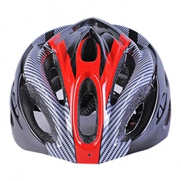 NTMD Mountain Bike Helmet NTMD Cycling helmet helmets for adults bicycle womens bike Carbon Fiber Bicycle Riding Helmet Adult Mountain Bike Road Breathable Cycling Helmet (Color : Red)