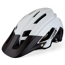 NTMD Clothing NTMD Cycling helmet helmets for adults bicycle womens bike helmet Men Cycling Mountain Bike Helmet Bicycle Helmet Cycling Helmet (Color : Black White)