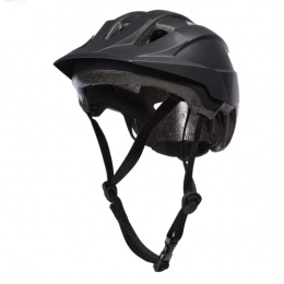 O'Neal Mountain Bike Helmet O'NEAL Children's Bicycle Helmet Mountain Bike Urban One-Hand Opening and Closing Size Adjustable up to 56 cm, Safety Standard EN1078 Flare Youth Helmet Plain V.22 Black OS (51-55 cm)