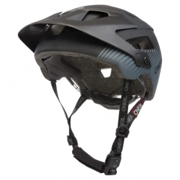 O'Neal Clothing O'NEAL | Mountain Bike Helmet | Enduro All-Mountain | Ventilation Openings for Cooling, Washable Cushion, Safety Standard EN1078 | Helmet Defender Grill V.22 | Adult | Black Grey | Size L-XL