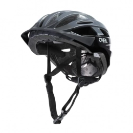 O'Neal Mountain Bike Helmet O'NEAL Mountain bike helmet, urban trail riding, lightweight: only 310 g, large fans for ventilation, safety standard EN1078, helmet outcast split V.22, adults, black grey, L / XL