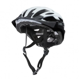 O'Neal Mountain Bike Helmet O'NEAL Mountain bike helmet, urban trail riding, lightweight: only 310 g, large fans for ventilation, safety standard EN1078, helmet outcast split V.22, adults, black, white, S / M