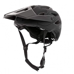 O'Neal Mountain Bike Helmet O'NEAL | Mountainbike-Helmet | Enduro Trail Downhill MTB | Polycarbonate construction, sweat absorbing lining, safety standard EN1078 | Helmet Pike Solid | Adult | Black Grey | Size S M