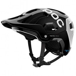 POC Mountain Bike Helmet POC Unisex's Tectal Race SPIN Cycling Helmet, Uranium Black / Hydrogen White, XL-XXL