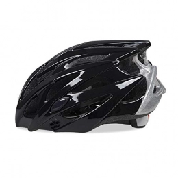 QIEP Mountain Bike Helmet QIEP Large Ultra-light Bicycle Helmet, Detachable Sun Visor Adult Men And Women / Teenagers Reflective Road And Mountain Bike Helmet-Blacksilver-M