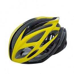 QPLNTCQ Mountain Bike Helmet QPLNTCQ Cycle Bike Helmet Cycling Helmet Integrally-molded MTB Mountain Road Bicycle Helmet for Women and Men Super Light Safety Protective (Color : Yellow, Size : Free)