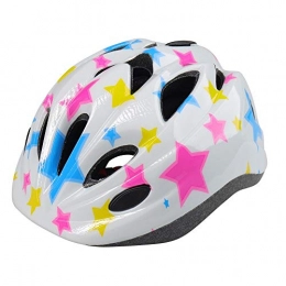 QPLNTCQ Clothing QPLNTCQ Cycle Bike Helmet Helmet for Children Aged 4-8 Balance Car Helmet Skating Riding Equipment Adjustable Protector with Tail Light (Color : White, Size : Free)
