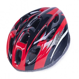 QPLNTCQ Clothing QPLNTCQ Motorcycle Helmet Bike Helmet for Men Women Lightweight Cycle Helmet Adjustable Size Outdoor Sports Safety Protective Helmet (Color : Red, Size : Free)