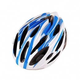 QPLNTCQ Mountain Bike Helmet QPLNTCQ Motorcycle Helmet Bike Helmet Lightweight Cycle Helmet for Men Women Adjustable Size Outdoor Sports Safety Protective Helmet (Color : 01Blue, Size : Free)