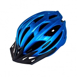 QPLNTCQ Mountain Bike Helmet QPLNTCQ Motorcycle Helmet Cycle Helmet 21 Vents Comfortable Safety Helmet for Outdoor Sport Riding Bike Mountain Bicycle Helmet (Color : Blue, Size : Free)