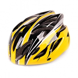 QPLNTCQ Clothing QPLNTCQ Motorcycle Helmet Cycling Bicycle Helmet for Adult Men Women Sports Safety Protective Helmet Comfortable Helmet Adjustable 58-63cm (Color : 02Yellow, Size : Free)