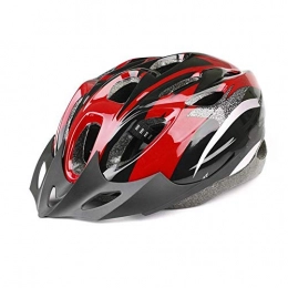 QPLNTCQ Clothing QPLNTCQ Motorcycle Helmet Mountain Bicycle Helmet 18 Air Vents Cycle Helmet Safety Helmet for Outdoor Sport Riding Bike Comfortable (Color : Red, Size : Free)