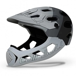 QQRH Mountain Bike Helmet QQRH Full Face Helmet Mountain Cross Country Bike lntegral MTB Extreme Sports Safety Helmets