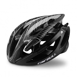 QSCTYG Clothing QSCTYG Bicycle Helme Bicycle Cycling Helmet PC + EPS Ultralight 21 Vents Breathable MTB Mountain Bike Road Bike Bicycle Safety Protection Helmet bicycle helmet 254 (Color : Black M L)