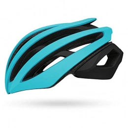 QPY Clothing Riding Helmet, Racing Lightweight Double Layer Riding Helmet Ventilation Helmet Road Mountain Bike-blue-M(54-58cm)