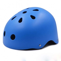 Homeilteds Mountain Bike Helmet Round MTB Bike Helmet Kids Adults Men Women Sport Accessory Cycling Helmet Adjustable Head Size Mountain Road Bicycle Helmet Unisex (Color : Blue)