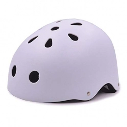 Homeilteds Mountain Bike Helmet Round MTB Bike Helmet Kids Adults Men Women Sport Accessory Cycling Helmet Adjustable Head Size Mountain Road Bicycle Helmet Unisex (Color : White)