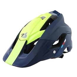 Runfon Bike Helmet Road Mountain Bicycle Helmet Adjustable Lightweight Visor Cycling Helmet Dark Blue