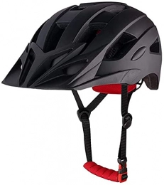 SDFOOWESD Mountain Bike Helmet SDFOOWESD bicycle helmet mtb helmet allround cycling helmets Bicycle Helmet Adjustable Lightweight Men Women Helmet with Sun Visor and Night Riding Taillights for Bicycle Road Bike Cycle Riding(Color: