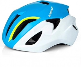 SDFOOWESD Clothing SDFOOWESD bicycle helmet mtb helmet allround cycling helmets Outdoor Sports Cycling Helmet Men's and Women's Pneumatic Road Bike Bicycle Integrated Ultralight Helmet(Color:Blue White)