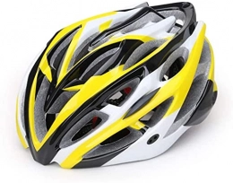 SDFOOWESD Mountain Bike Helmet SDFOOWESD bicycle helmet mtb helmet allround cycling helmets Outdoor Sports Helmet Men and Women Mountain Road Highway Bicycle Helmet(Color:Yellow)
