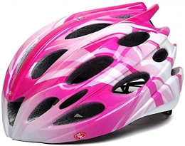 SDFOOWESD Clothing SDFOOWESD bicycle helmet mtb helmet allround cycling helmets Women's One-Piece Bicycle Helmet Mountain Road Bike Helmet Outdoor Sports Cycling Equipment(Color:Pink)