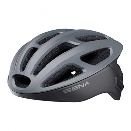 Sena Clothing Sena R1 Smart Cycling Helmet (Matte Gray, Medium)