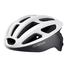 Sena Mountain Bike Helmet Sena R1 Smart Cycling Helmet (Matte White, Large)