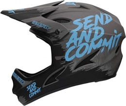 Seven IDP 7IDP M1 Full Face MTB Down Hill Cycle Helmet Send+Commit Grey - X Large 61-62 cm