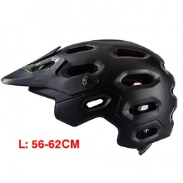 SGEB Clothing SGEB Bicycle Helmet All Terrai Cycling Bike Sports Helmet Super Mountain Bike Cycling Helmet, black L