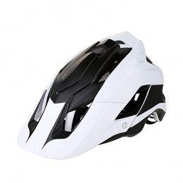 SGEB Mountain Bike Helmet SGEB Bike Helmet Overall Molded Mountain Road Helmet Ultralight Bicycle Cycling Helmet, Black and white, L (56-62cm)