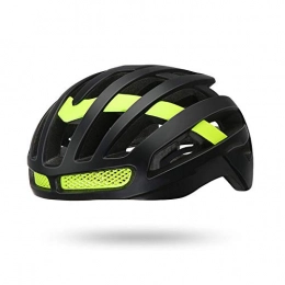 SGEB Clothing SGEB Outdoor Ultralight Road Mountain Cycling Helmet Integrally Molded Bike Helmet Sporst Breathable Bicycle Helmet, Black Green, L(59-62)