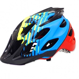 SHR-GCHAO Mountain Bike Helmet SHR-GCHAO Mountain Bike Helmet, High-Density EPS Foam PC Shell Helmet, Safe Riding, Light-Adjustable Breathable Helmet, Men And Women Riding Helmet, Style 1, M (54~58cm)